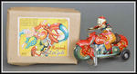 "CIRCUS CLOWN ROUND AUTO CYCLE" TOY.