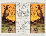 BILL GRAHAM CONCERT POSTER BG-250 FEATURING CHUCK BERRY & ERIC BURDON & WAR.