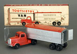 "TOOTSIETOY VAN WITH REMOVABLE TOP" BOXED TOY.