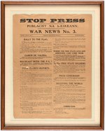 IRISH CIVIL WAR BROADSIDE WAR NEWS NO. 3 JUNE 30, 1922.
