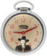 "HOPALONG CASSIDY" U.S. TIME POCKET WATCH.