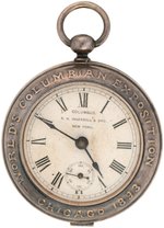 "WORLD'S COLUMBIAN EXPOSITION - CHICAGO 1893" INGERSOLL POCKET WATCH.