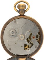 1904 ST. LOUIS WORLD'S FAIR RARE LOUISIANA PURCHASE EXPOSITION FLAG INGERSOLL POCKET WATCH.