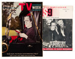 "THE MUNSTERS - TV WEEK" NEWSPAPER SUPPLEMENT AND S9 MAGAZINE.