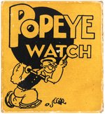 POPEYE 1930s RARE POCKETWATCH WITH RARELY SEEN BOX.