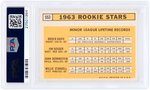 1963 TOPPS #553 ROOKIE STARS WILLIE STARGELL PSA EX-MT+ 6.5.