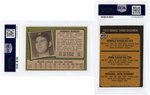 1970s TOPPS MLB HALL OF FAME PSA GRADED LOT OF FOUR ROOKIE CARDS.