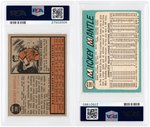 MICKEY MANTLE 1960s TOPPS PSA GRADED LOT OF SIX CARDS.