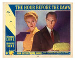 VERONICA LAKE "THE HOUR BEFORE THE DAWN" LINEN-MOUNTED MOVIE POSTER & LOBBY CARD.