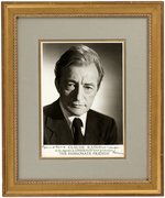 "THE INVISIBLE MAN" ACTOR CLAUDE RAINS SIGNED & FRAMED PUBLICITY PHOTO.