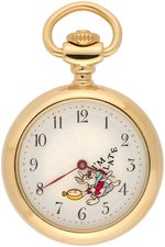 "ALICE IN WONDERLAND" WHITE RABBIT BOXED "TOKYO DISNEYLAND" POCKET WATCH.