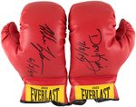 MIKE TYSON & DON KING SIGNED EVERLAST BOXING GLOVES.