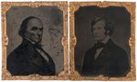 ABBOTT TINTYPES GROUP: CLAY, WEBSTER, SUMNER, BUTLER AND EVERETT.