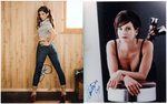 HOLLYWOOD ACTRESSES SIGNED PHOTO LOT - LORDS/McCARTHY/COX/BARRYMORE/BULLOCK.