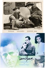 HOLLYWOOD LEGENDS SIGNED PHOTO LOT - STEWART/DOUGLAS/BACALL/FAIRBANKS/SCOTT.