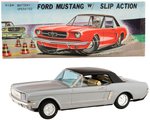 BANDAI "FORD MUSTANG W/ SLIP ACTION" BOXED BATTERY-OPERATED CAR.