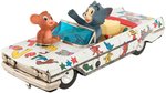 TOM & JERRY BOXED BATTERY-OPERATED OLDSMOBILE.