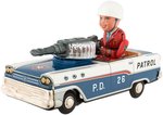 "POLICE PATROL" BOXED BATTERY-OPERATED CAR.