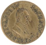 "ANDREW JACKSON PRESIDENT" BRASS MEDAL DeWITT CONGRESSIONAL ELECTIONS 1834-29.