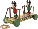 "MICKEY MOUSE CIRCUS" RARE PULL TOY.