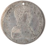 HARRISON MEDAL DeWITT 1836-1 RARITY IN SILVER REFERENCING 1813 "BATTLE OF THAMES".