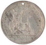 HARRISON MEDAL DeWITT 1836-1 RARITY IN SILVER REFERENCING 1813 "BATTLE OF THAMES".