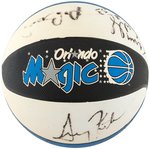 ORLANDO MAGIC 1993-1994 TEAM-SIGNED BASKETBALL INCLUDING SHAQUILLE O'NEAL.