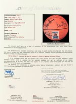 PHOENIX SUNS 1988-1989 TEAM-SIGNED BASKETBALL.