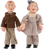 EDGAR BERGEN'S MORTIMER SNERD & FANNIE BRYCE'S BABY SNOOKS IDEAL DOLLS.