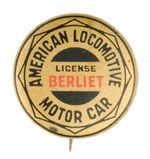 EARLY "BERLIET" CAR BUTTON.