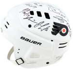 PHILADELPHIA FLYERS 2010-2011 TEAM-SIGNED HELMET.