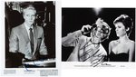 JAMES BOND ROGER MOORE ERA SIGNED PHOTO LOT - BROCCOLI/BACH/WALKEN/EASTON.