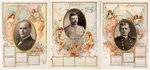 "FAIRBANKS FAIRY CALENDAR 1899" FEATURING McKINLEY AND ROOSEVELT TRADE CARDS.