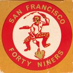 "SAN FRANCISCO FORTY NINERS NFL TOUCHDOWN CHAMP" BOXED WIND-UP.