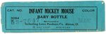 SEIBERLING "INFANT MICKEY MOUSE BABY BOTTLE" BOX.