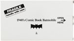 "1940's COMIC BOOK BATMOBILE" BOXED DANBURY REPLICA.