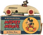 "MICKEY MOUSE RACING CAR" BOXED WIND-UP.