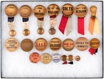 MUCHINSKY COLLECTION OF 20 FIGURAL BASKETBALL BUTTONS BACK TO 1926.