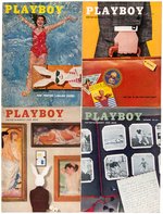 "PLAYBOY" 1956 MAGAZINE LOT.