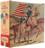 "GEORGE WASHINGTON AND HIS WARHORSE AJAX" HARTLAND FIGURE W/BOX.