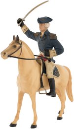 "GEORGE WASHINGTON AND HIS WARHORSE AJAX" HARTLAND FIGURE W/BOX.