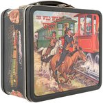 "THE WILD WILD WEST" METAL LUNCHBOX WITH THERMOS.