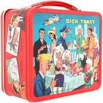 "DICK TRACY" METAL LUNCHBOX WITH THERMOS.