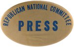 TRIO OF UNCOMMON NIXON BUTTONS INCLUDING "NIXON PARTY PRESS."