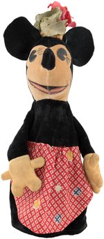 MICKEY MOUSE AS MINNIE MOUSE STEIFF HAND PUPPET.