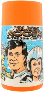 "BUCK ROGERS IN THE 25th CENTURY" UNUSED METAL LUNCHBOX WITH THERMOS.