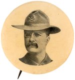 ROOSEVELT ROUGH RIDER PORTRAIT BUTTON UNLISTED IN HAKE.