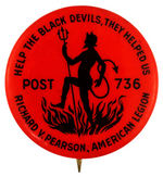 THANK YOU BUTTON TO "BLACK DEVILS" THE 1ST SPECIAL SERVICE FORCE IN WWII.