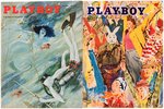 PLAYBOY MAGAZINE LOT OF 22 EARLY ISSUES 1955-1961.