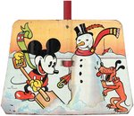 MICKEY MOUSE & PLUTO SNOW SHOVEL.